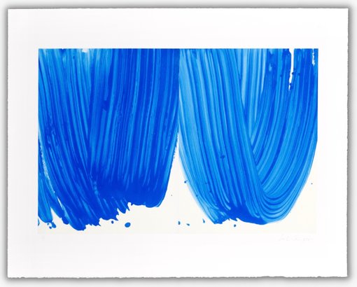 Ruth Campau, 'This Moment for You', 2022 (ultramarine diptych)